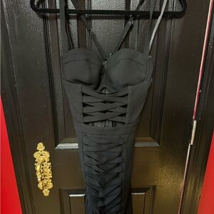 Black BeBe dress